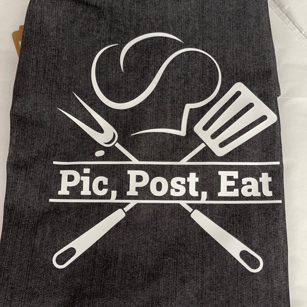 Chef Apron Men & Woman Black Denim With Pockets